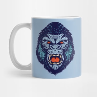 Angry Gorilla Head Mug